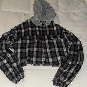 Crop flannel